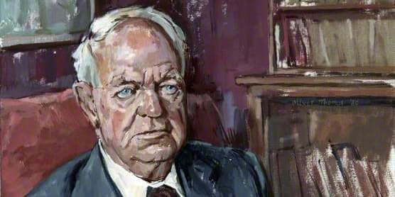 Portrait von G.L.S. Shackle